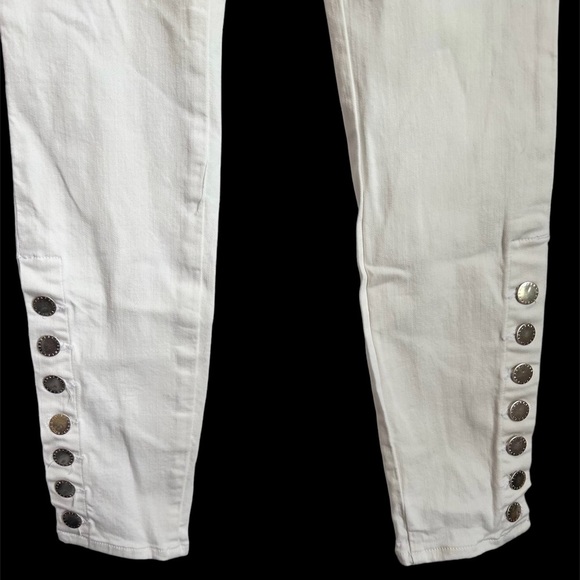 NWOT L’AGENCE Piper High Rise Skinny Jeans- White/ Size 25 - Picture 6 of 9